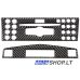 Mercedes-Benz C klasė W204 Carbon centrinė apdaila 